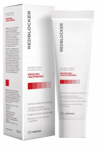 AFLOFARM - Redblocker, beruhigender Körperbalsam für empfindliche Haut, 180 ml