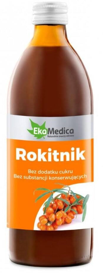 EKAMEDICA - Sanddorn 100 %, EkaMedica-Saft, 500 ml