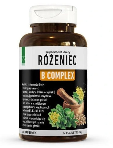 A-Z MEDICA - Rhodiola B-Komplex, 60 Kapseln