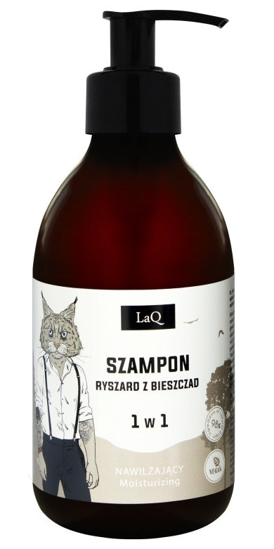 LATECH - LaQ, Ryś Feuchtigkeitsspendendes Shampoo für Männer, 300 ml