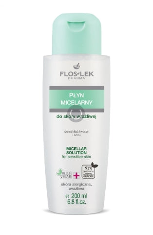 FLOSLEK - Flos-Lek, Sensitive Mizellenflüssigkeit für empfindliche Haut, 225 ml