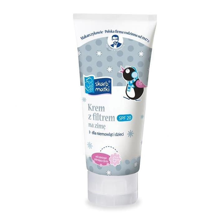 FIRMA RODZINNA MAKARCZYKOWIE - Skarb Matki Wintercreme mit LSF20-Filter für Kinder und Kleinkinder, 75 ml