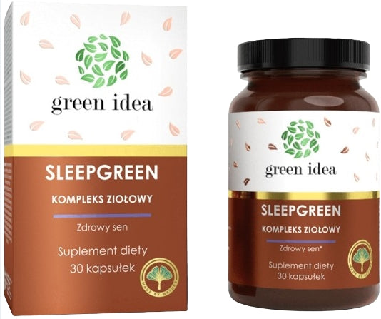 HERBAMEDICUS - Sleepgreen Kräuterkomplex, 30 Kapseln