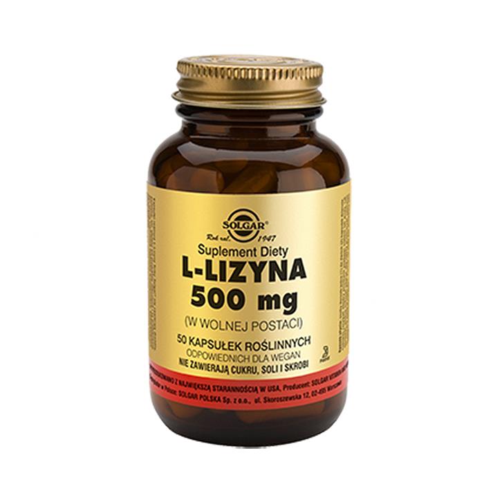 SOLGAR - Solgar L-Lysin 500 mg 50 Kapseln