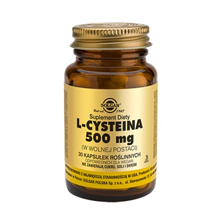 SOLGAR - Solgar L-Cystein 500 mg 30 Kapseln – Verfallsdatum: 30.06.2024