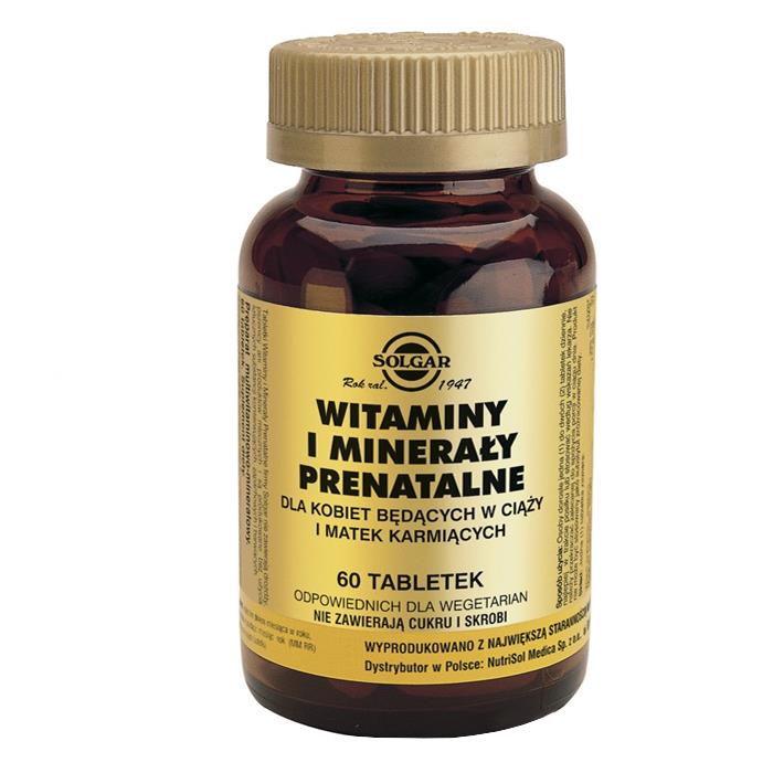 SOLGAR - Solgar Pränatale Vitamine und Mineralien 60 Tabletten