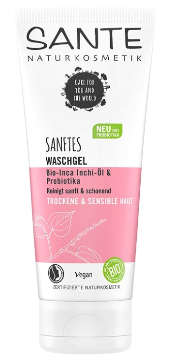 SANTE - Sante, Gesichtswaschgel mit Inka-Inchi-Öl und Öko-Probiotika, 100 ml
