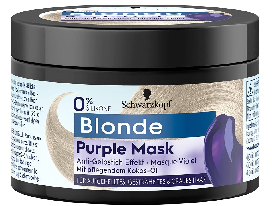 SCHWARZKOPF - Schwarzkopf, Blonde, Purple Mask, Maske, 150ml