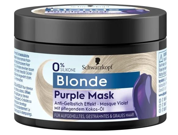 SCHWARZKOPF - Schwarzkopf Bonde, Purple Mask, Haarmaske, 150ml