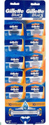 GILLETTE - Gillette Blue 3 Plus Comfort Rasierer, 10 Stück