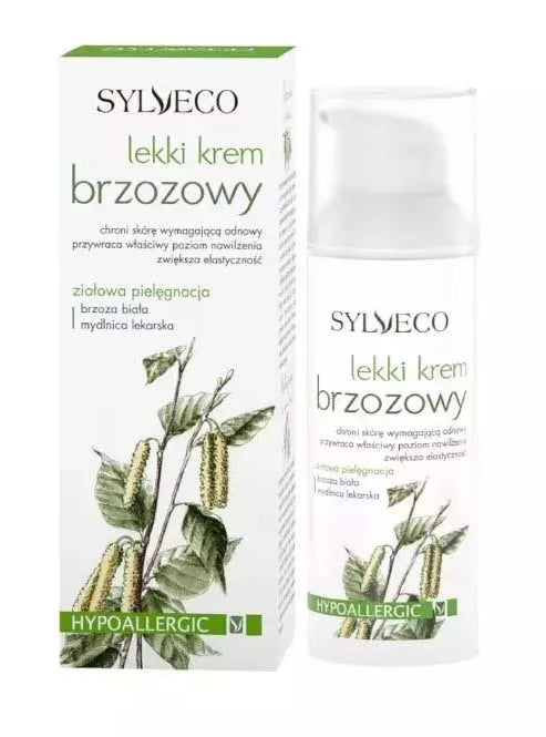SYLVECO - Sylveco Leichte Birken-Gesichtscreme für trockene und müde Haut 50 ml