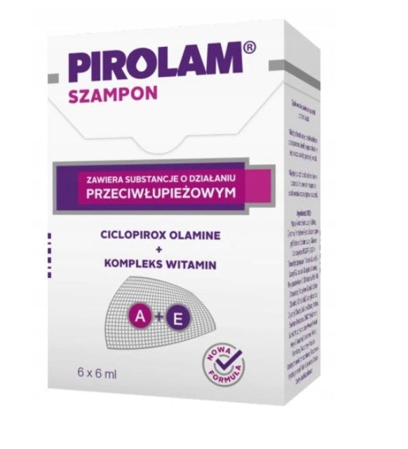 POLPHARMA - Pirolam Shampoo, 6 x 6 ml – Ablaufdatum: 30. April 2024