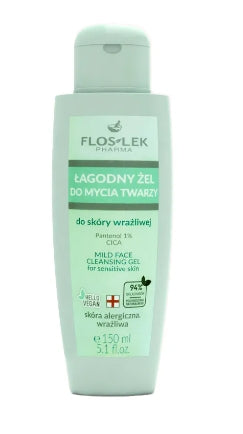 FLOSLEK - Flos-Lek Pharma, Sensitive Mildes Gesichtswaschgel für empfindliche, zu Allergien neigende Haut, 175 ml
