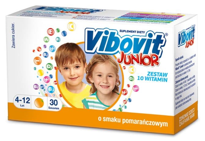 TEVA - Vibovit Junior, Orangengeschmack, 30 Beutel