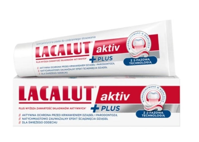 NATUR PRODUKT PHARMA - Lacalut Aktiv Plus Zahnpasta, 75 ml