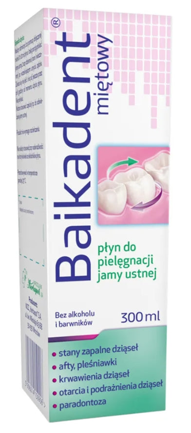 HERBAPOL WROCŁAW - Baikadent Mundpflegeflüssigkeit Minze 300ml