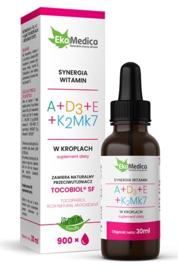 EKAMEDICA - Vitamin A + D3 + E + K2Mk7 Tropfen, 30 ml