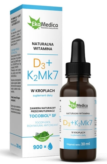 EKAMEDICA - Vitamin D3+K2Mk7 Tropfen, 30 ml