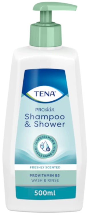 ESSITY - Tena Dusche &amp; Shampoo Waschgel und Shampoo 2in1 500ml