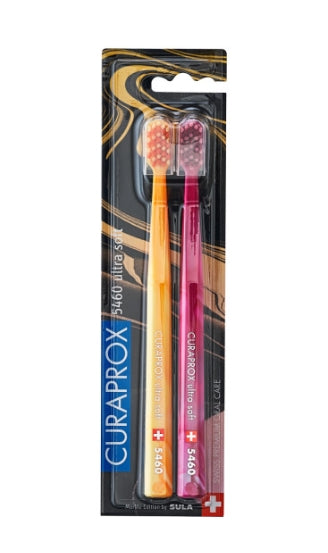 CURADEN - Curaprox CS 5460 Duo Marmor Zahnbürste, 2 Stück