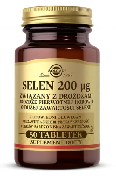 SOLGAR - Solgar Selen an Hefe gebunden 50 Tabletten