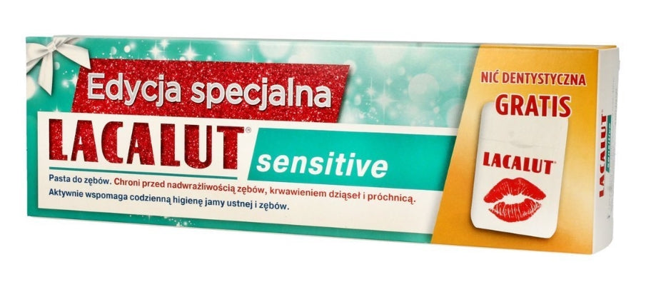 LACALUT - Lacalut, Sensitive Zahnpasta 75 ml + Zahnseide
