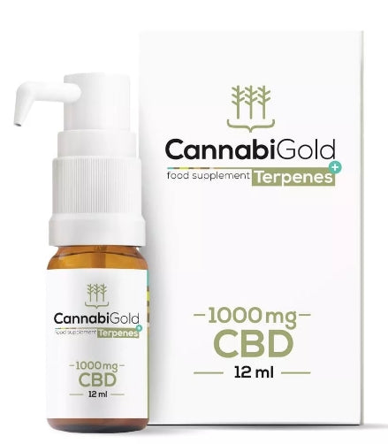 HEMPOLAND - CannabiGold, Terpene+ 1000 mg, Öl, 12 ml
