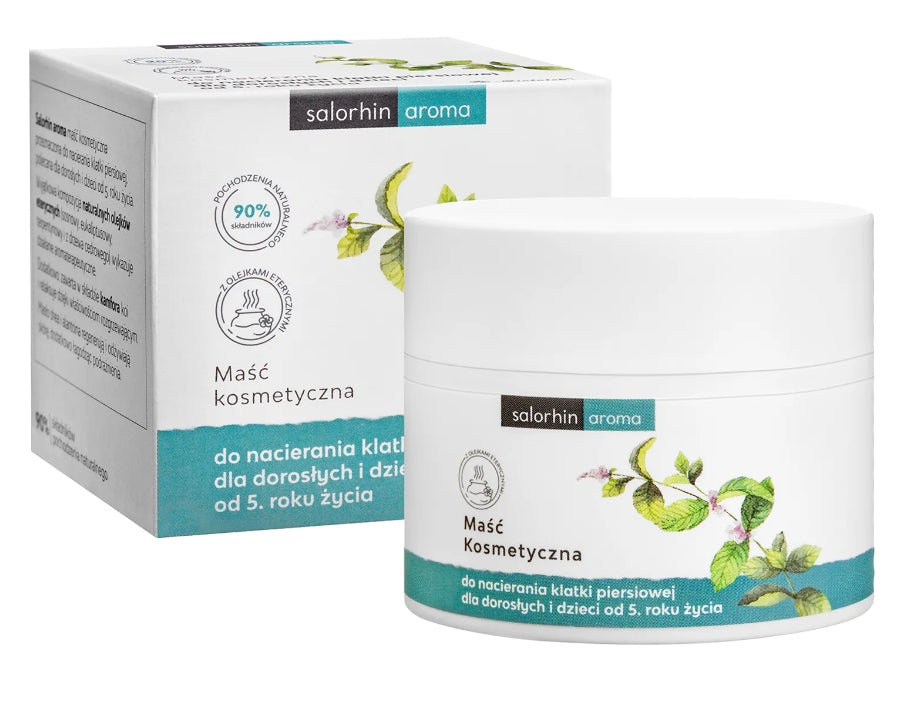 ZIOŁOLEK - Salorhin Aroma Brustsalbe für Erwachsene, 50 ml