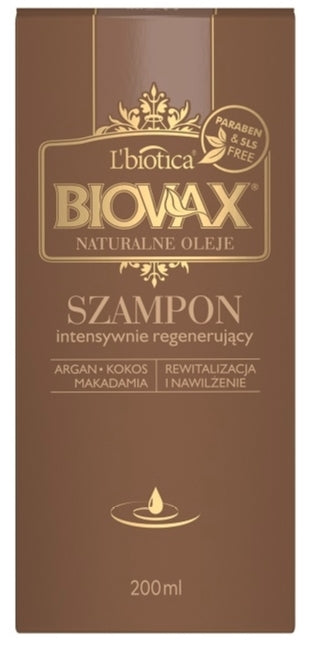 L'BIOTICA - Biovax Intensiv regenerierendes Shampoo 200 ml