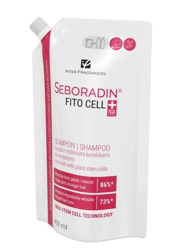 INTER FRAGRANCES - Seboradin Fitocell, Shampoo, 400 ml