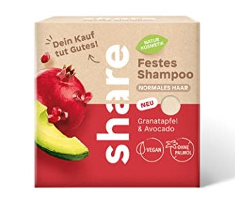 SHARE - Share, Shampoowürfel, Granatapfel und Avocado, 60g