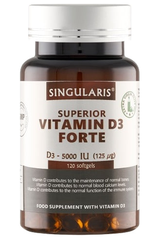 SINGULARIS - Singularis, Vitamin D3 Forte 5000 IE, 120 Kapseln