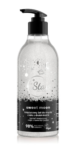 STARS.SPACE - Stars From The Stars Sweet Moon Körperwaschgel mit Partikeln, 400 ml