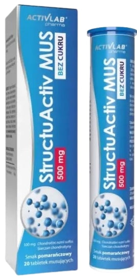 ACTIVLAB - StructuActiv MUS 500 mg, 20 Brausetabletten