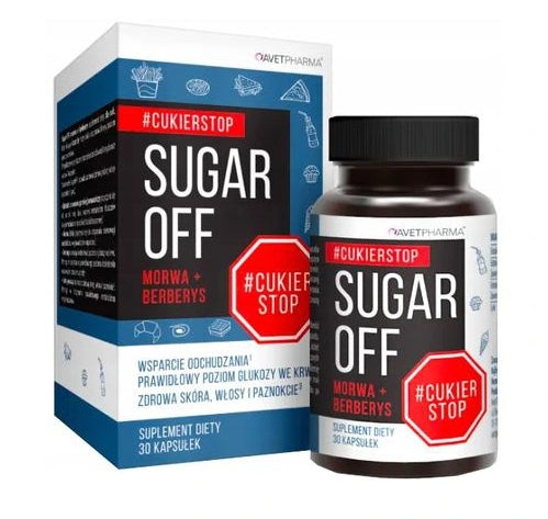 AVET PHARMA - Sugar Off Maulbeere + Berberitze, 30 Kapseln