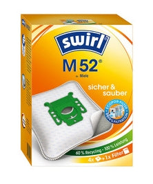 SWIRL - Swirl, M52 Staubsaugerbeutel, 4 Stück