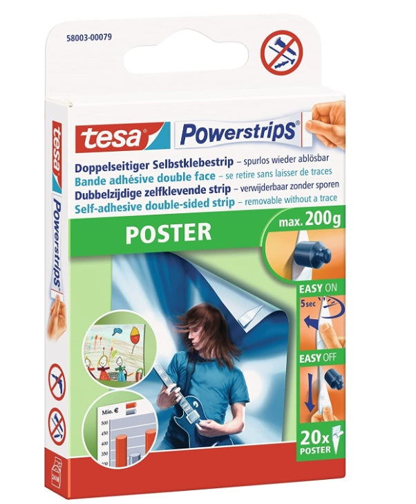 TESA - Tesa, Doppelseitige Klebestreifen, 20 Stück