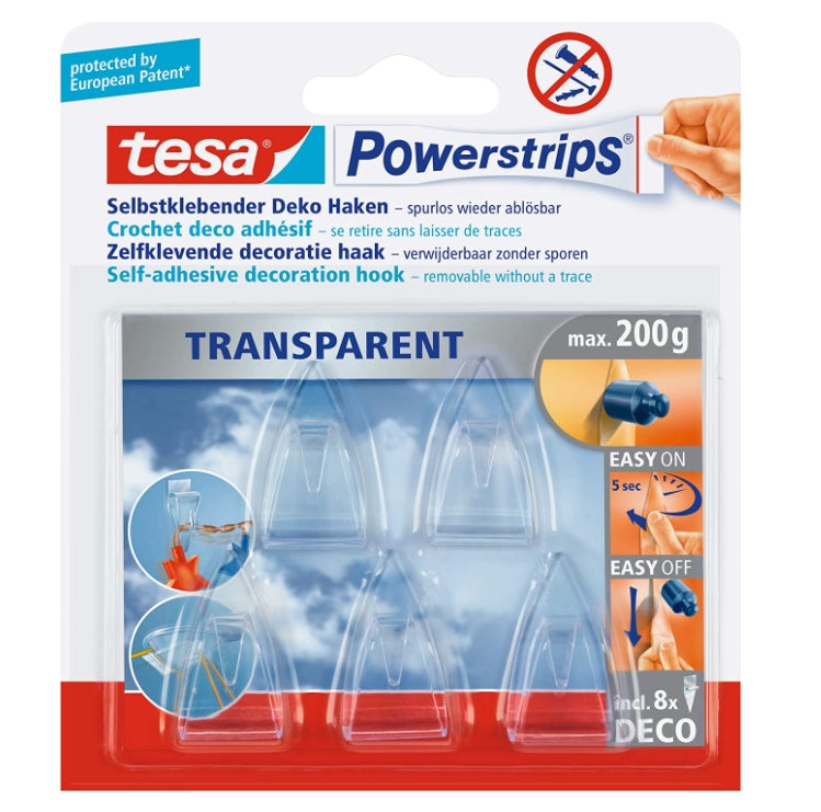 TESA - Tesa, Selbstklebender Haken, 5 Stück