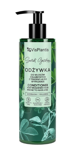 VISPLANTIS - VisPlantis Conditioner für geschwächtes Haar, das zu Haarausfall neigt, Bockshornklee, 400 ml