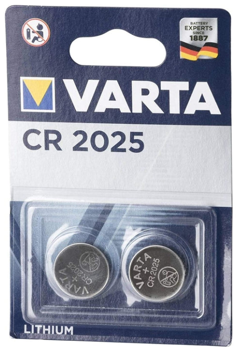 VARTA - Varta, Lithium-Knopfbatterie CR2025, 2 Stück