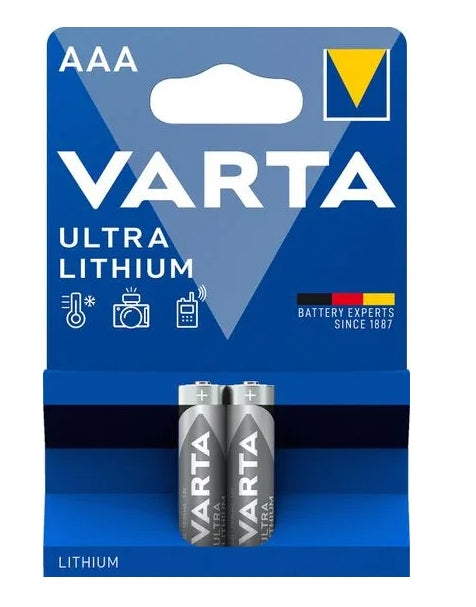 VARTA - Varta, Ultra Lithium Micro AAA Batterie, 2 Stück