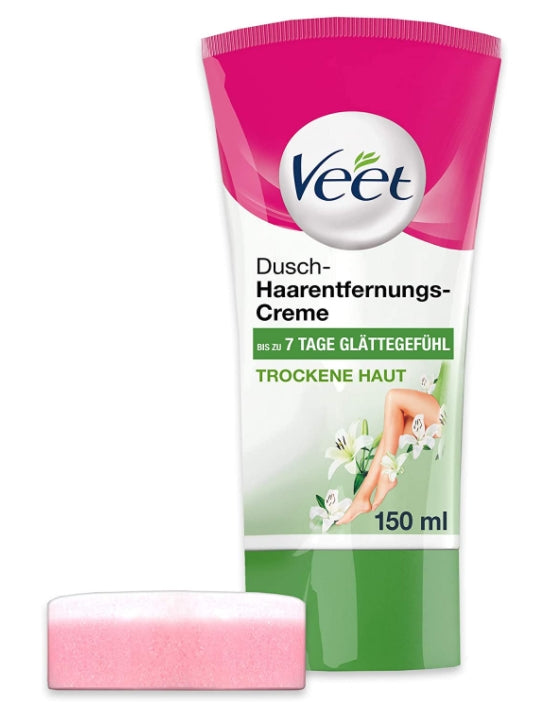 VEET - Veet, Schnelle und effektive Enthaarungscreme für die Dusche, 150 ml