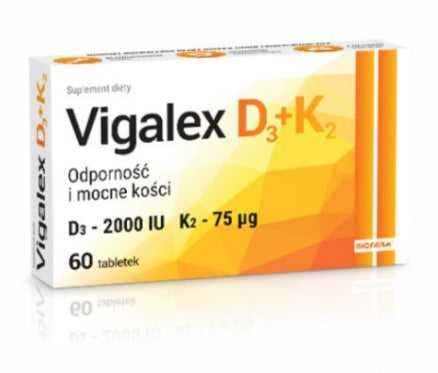 BIOFARM - Vigalex D3 + K2, 60 Tabletten