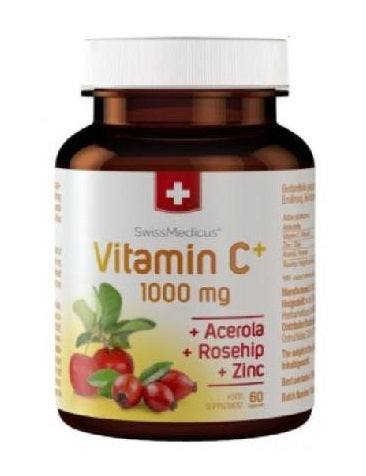HERBAMEDICUS - SwissMedicus Vitamin C+ 1000 mg, 60 Kapseln