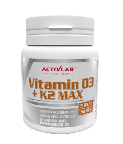 UNIPRO - Vitamin D3 + K2 MAX, 120 Tabletten