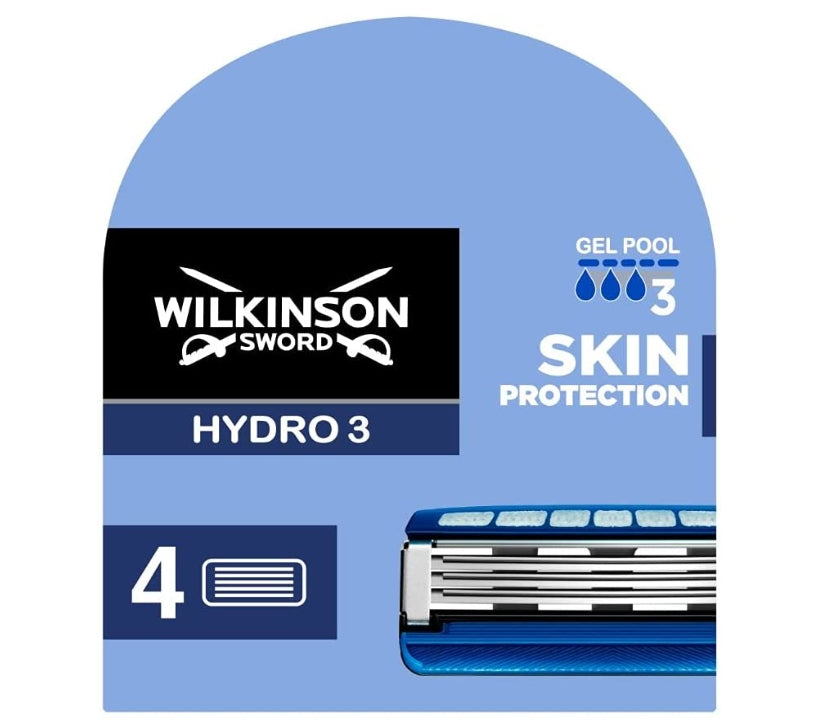 WILKINSON - Wilkinson, Hydro 3 Hautschutz Ersatzklingen, 4 Stück
