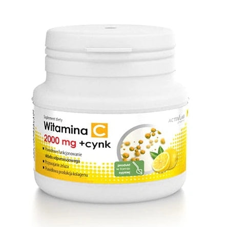 ACTIVLAB - Vitamin C 2000 mg + Zink, 150 g