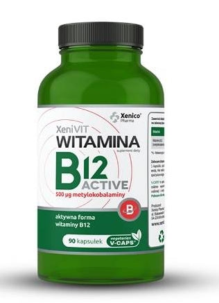 XENICO PHARMA - Vitamin B12 Aktives Methylocobalamin 500 µg, 90 Kapseln