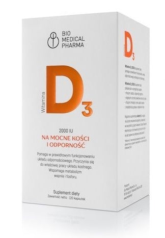 BIO MEDICAL - Vitamin D3 2000 IE, 120 Kapseln