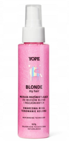 YOPE - Yope Blonde Aufhellungsspray für blondes und gebleichtes Haar Quarz 99 %, 100 ml